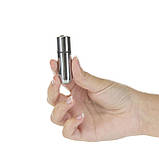 Віброкуля PowerBullet First-Class Bullet 2.5″ with Key Chain Pouch, Silver, 9 режимів вібрації SO6848, фото 2