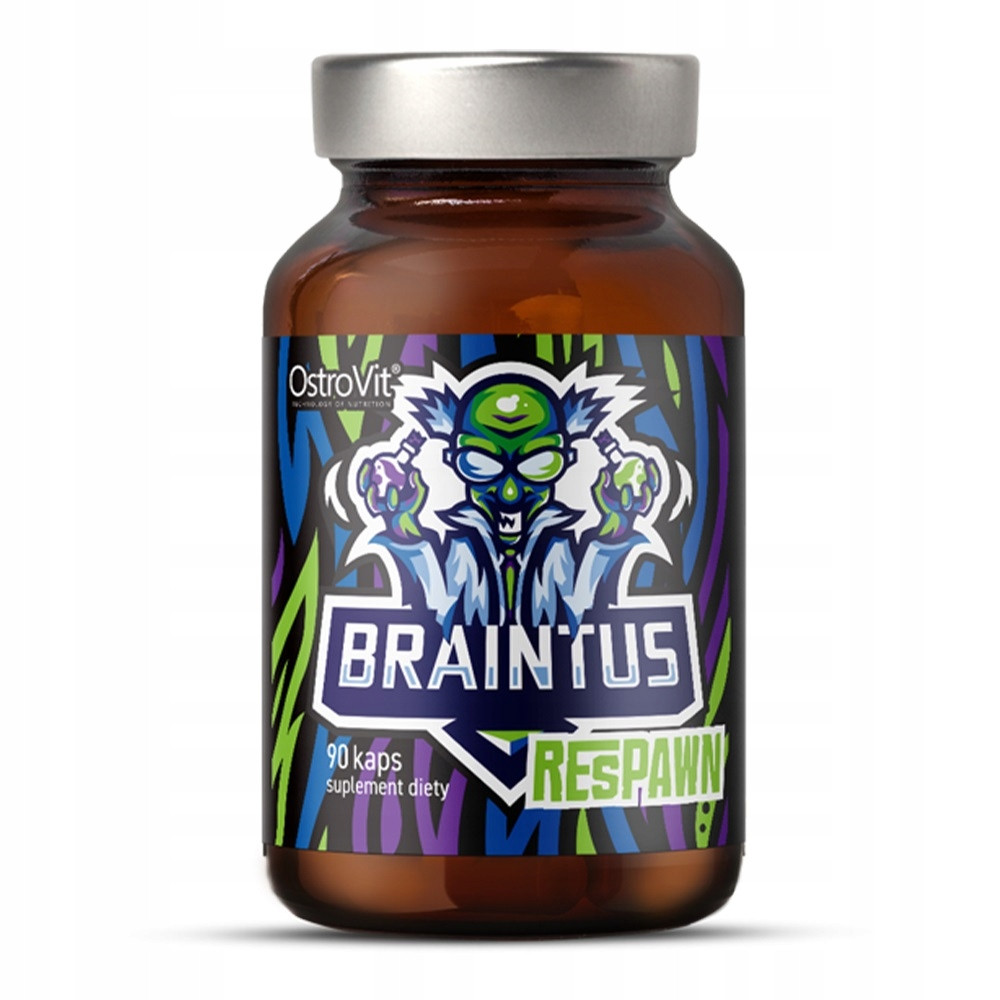 Добавка для покращення роботи мозку OstroVit Braintus Respawn 90 caps