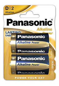 Батарейки Panasonic ALKALINE POWER D BLI 2 (LR20APB/2BP-LR20REB/2BP)