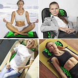 Акупресурний килимок для точкового масажу + подушка + масажні м'ячики Trizand (22158), фото 9