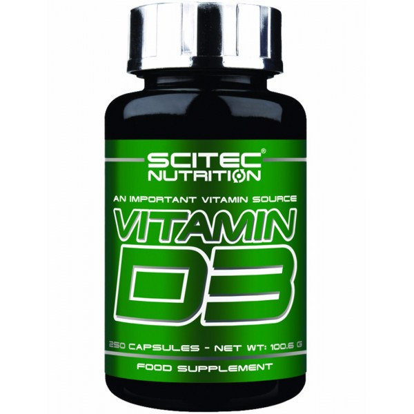 Вітамін D3 Scitec Nutrition Vitamin D3 250 caps, фото 1
