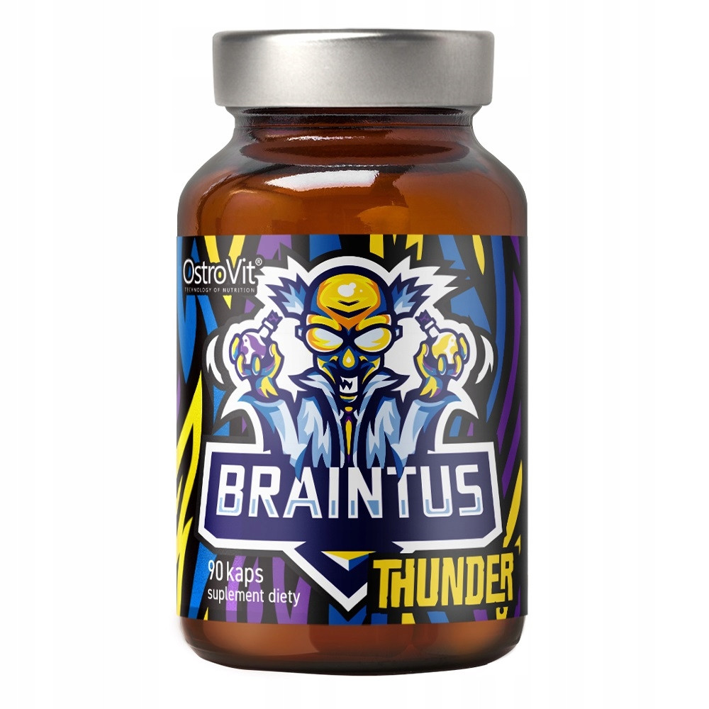 Добавка для покращення роботи нервової системи OstroVit Braintus Thunder 90 caps