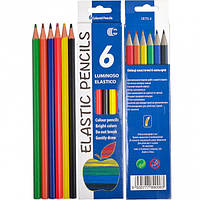 Детские карандаши для рисования CR755-6 Luminoso elastico "С", 6 цветов от LamaToys