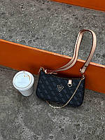 Женская сумка Guess Mini Bag Dark Blue (тёмно-синяя) красивая сумочка для девушки torba0228 cross
