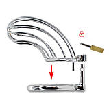 Чоловік пояс цнотливості "Решітка", фото 3