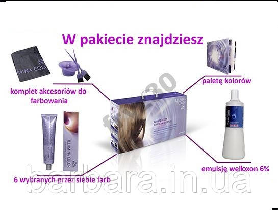 WELLA ILLUMINA START ПАКЕТ (6 фарб, Welloxon, постер-карта, аксесуари)