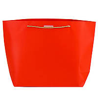 Подарочный пакет "Элегантный пакет", красный 42х27 см