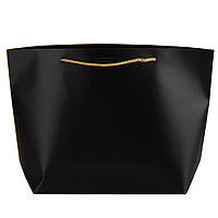 Подарочный пакет "Элегантный пакет", черный 42х27 см