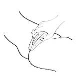 Кліторальний вібратор Shunga Obi Black SO6899, фото 5