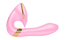 Вагінально-кліторальний вібратор Shunga Soyo Light Pink SO6907