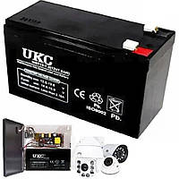 Свинцово-кислотный аккумулятор UKC BATTERY 12V 7A (Реальная ёмкость -30%)