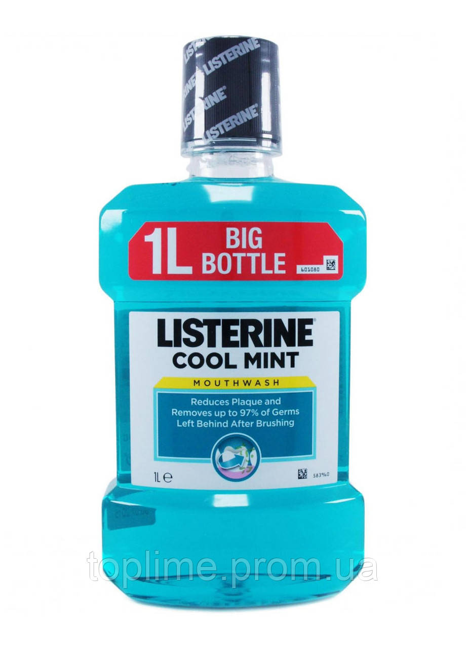Ополаскиватель для ротовой полости Listerine Expert Cool Mint Защита десен 1000 мл (357466052 TM, код: 7769315 - фото 1 - id-p2077030265