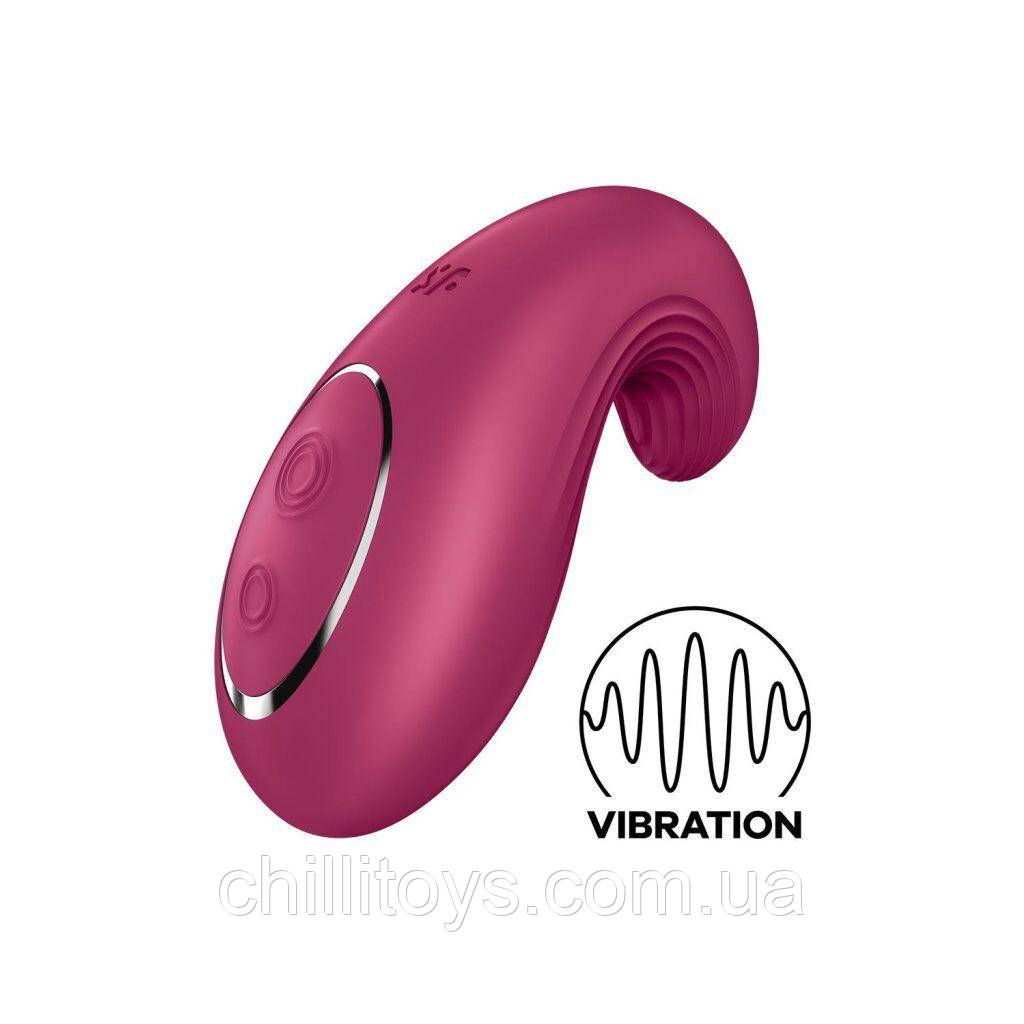 Вібратор Satisfyer Dipping Delight Berry, фото 1