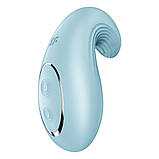 Вібратор Satisfyer Dipping Delight Light Blue, фото 6