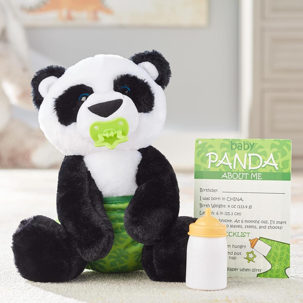 Малюк Панда із соскою та підгузком Melissa & Doug Baby Panda, фото 1