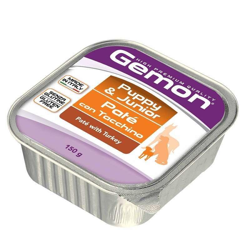 Gemon Dog Puppy&Junior Turkey Вологий корм з інд. для цуценят від 2 до 10 м. собак усіх порід 150 г