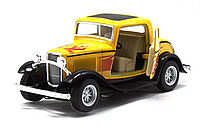 Детская модель машинки FORD COUPE KT5332FW инерционная (Желтый) hl