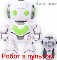 Білий розмовляючий танцюючий робот на інфрачервоному управлінні робот іграшка для дітей.