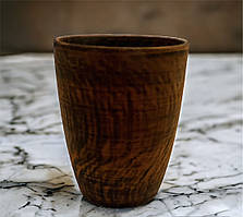 Стакан 350мл гладкий з червоної глини