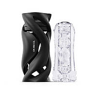 Мастурбатор Dorcel DEEP BLOW BLACK, подвійне використання SO7378