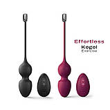 Вагінальні кульки Dorcel LOVE BALLS PLUM, вібрації та рухи внутрішньої кульки, пульт ДК, фото 8