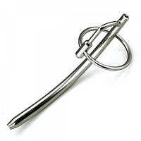 Катетер для уретри з кільцем на головку, Сріблястий