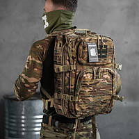 Рюкзак Single Sword 35 литров мультикам, военный рюкзак с встроенным карманом для гидропакета