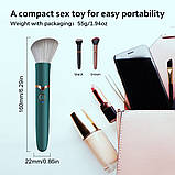 Кліторальний вібратор з підігрівом у вигляді пензлика ST2773, фото 6