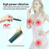 Кліторальний вібратор з підігрівом у вигляді пензлика ST2773, фото 9