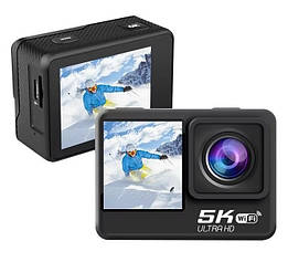 Екшн камера F302AATR 5K Ultra HD Wi-Fi з пультом ДУ