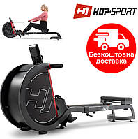 Гребной тренажер Hop-Sport HS-075R Nuke красный / / Тренажер для гребли