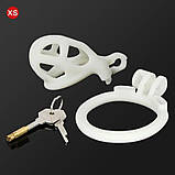 Пластиковий пояс вірності Cobra white XS STF2790, фото 4