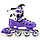 Дитячий комплект Роликів із захистом і шоломом Scale Sports Violet розмір 34-37, фото 4