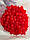 Бусини матові " Лід " 10 мм, червоні    500 грам, фото 3
