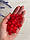 Бусини матові " Лід " 10 мм, червоні    500 грам, фото 9