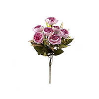 Декоративный цветок "Пионовидные розы" фиолетовые.