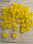 Бусини матові " Лід " 10 мм,  жовті  500 грам, фото 9