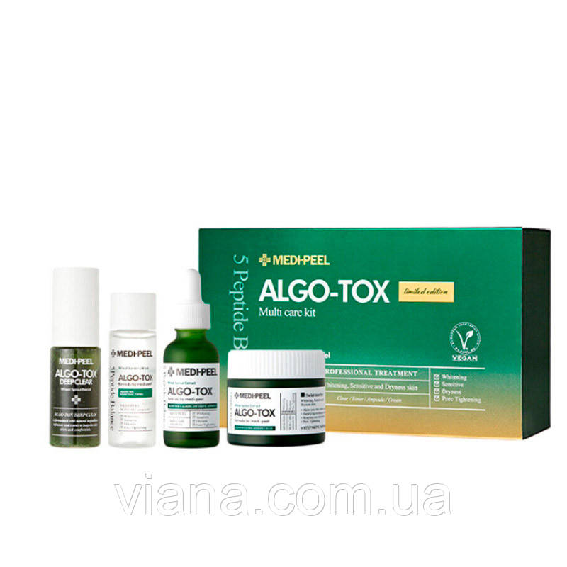 Набір для чутливої шкіри Medi-Peel Algo-Tox Multi Care Kit 4 шт