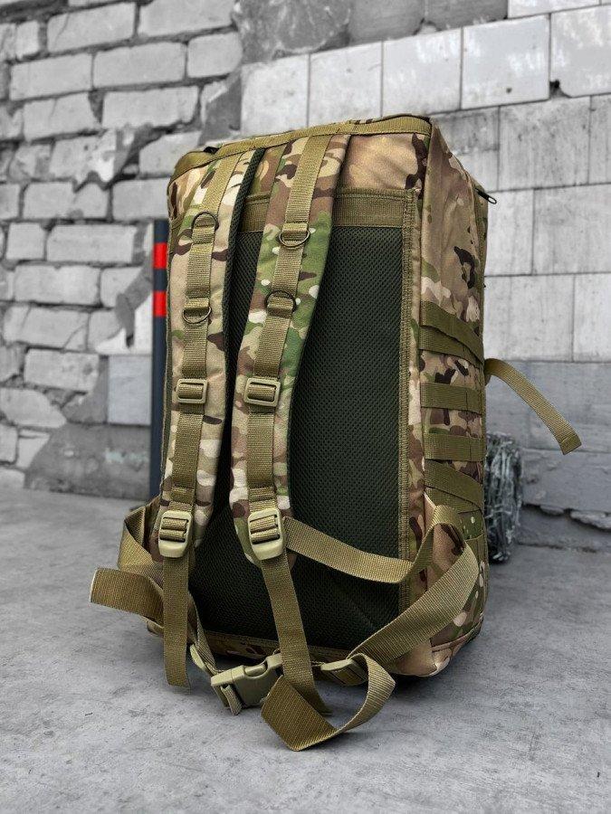 Армейский рюкзак 55л Single Sword мультикам, тактический рюкзае с системой Molle и карманами - фото 8 - id-p2077115838