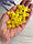 Бусини матові " Лід " 10 мм,  жовті  500 грам, фото 3