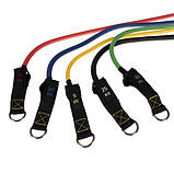 Набір стрічок для силових вправ + аксесуари Trizand (22716), фото 2