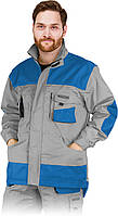 Куртка робоча Formen, 65% поліестер, 35% бавовна, 300г/м², сіро-блакитний, LH-FMN-J JSNB, Leber&Hollman XL