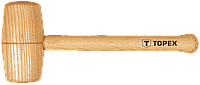 Киянка деревянная, 70 мм, деревянная рукоятка, 02A057, Topex