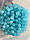 Бусини матові " Лід " 10 мм,  голубі  500 грам, фото 4