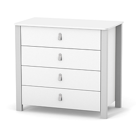 Комод Верес 900 Монако біло-сірий