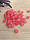 Бусини матові " Лід " 10 мм, яскраво рожеві   500 грам, фото 8