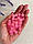 Бусини матові " Лід " 10 мм, яскраво рожеві   500 грам, фото 9