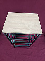 Полиця LOFT 40см. Етажерка для взуття, фото 3