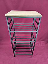 Полиця LOFT 40см. Етажерка для взуття, фото 2