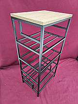 Полиця LOFT 40см. Етажерка для взуття, фото 4